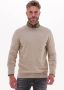 SELECTED HOMME Heren Truien & Vesten Newcoban Lambs Wool Crew Neck W Beige - Thumbnail 1