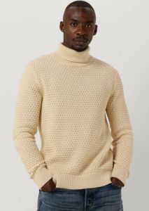 Selected Homme Creme Coltrui Remy Ls Knit All Stu Roll Neck W Camp