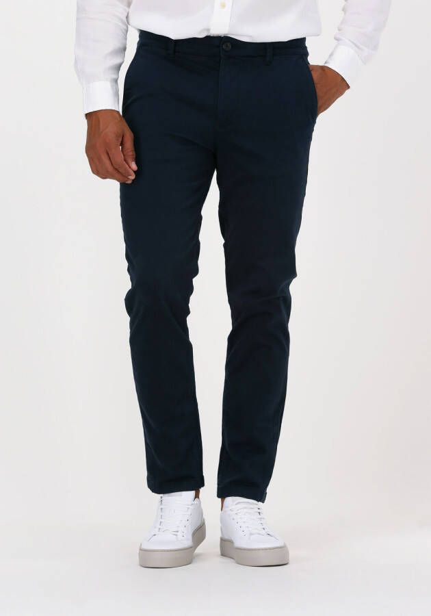 Selected Homme Donkerblauwe Chino Slhstraight-newparis Flex Pant