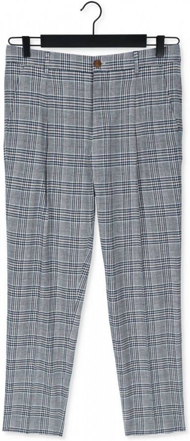 SELECTED HOMME Heren Broeken Slhslim-noah Multi Check Trs Donkerblauw