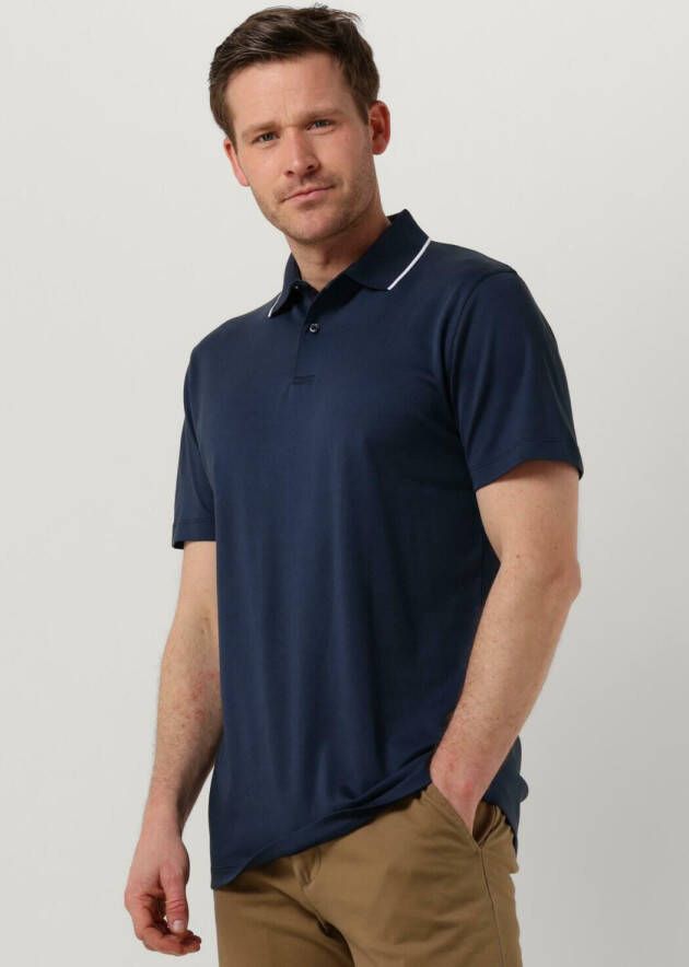 SELECTED HOMME Heren Polo's & T-shirts Slhleroy Coolmax Ss Polo B Donkerblauw