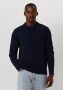 SELECTED HOMME Heren Polo's & T-shirts Slhtown Merino Coolmax Knit Polo Noos Donkerblauw - Thumbnail 1