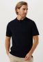 SELECTED HOMME Heren Polo's & T-shirts Slhtown Ss Knit Polo B Donkerblauw - Thumbnail 1