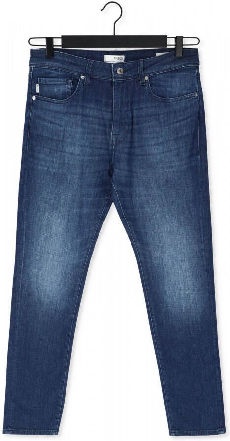 Selected Homme Donkerblauwe Slim Fit Jeans Slhslim-leon 22602 M.blue Sup Jns W