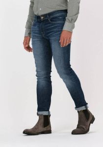 Donkerblauwe Selected Homme Slim Fit Jeans Slim leon 4074 D.b. Superst