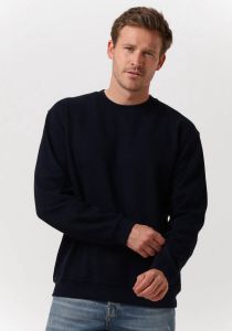 Selected Homme Donkerblauwe Trui Slhrelaxmorell Crew Neck Sweat W