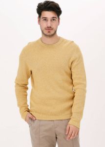 Gele Selected Homme Trui Slhrocks Ls Knit Crew Neck G N