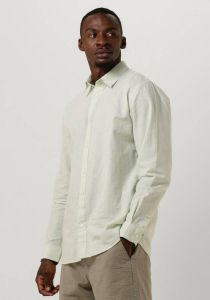Selected Homme Groene Klassiek Overhemd Slhslimnew-linen Shirts Ls Classic W