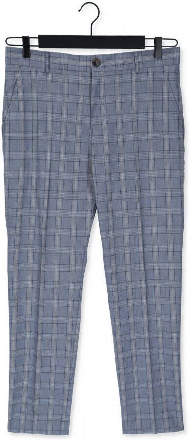 Selected Homme Lichtblauwe Pantalon Slhlim timelogan Blu Snd Chk Trs