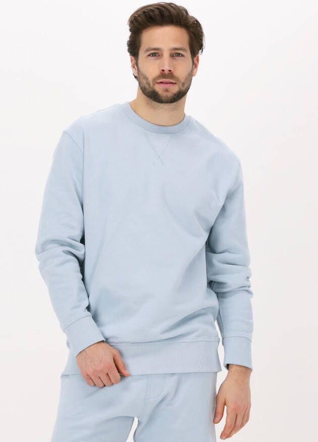 SELECTED HOMME sweater SLHJASON van biologisch katoen celestial blue