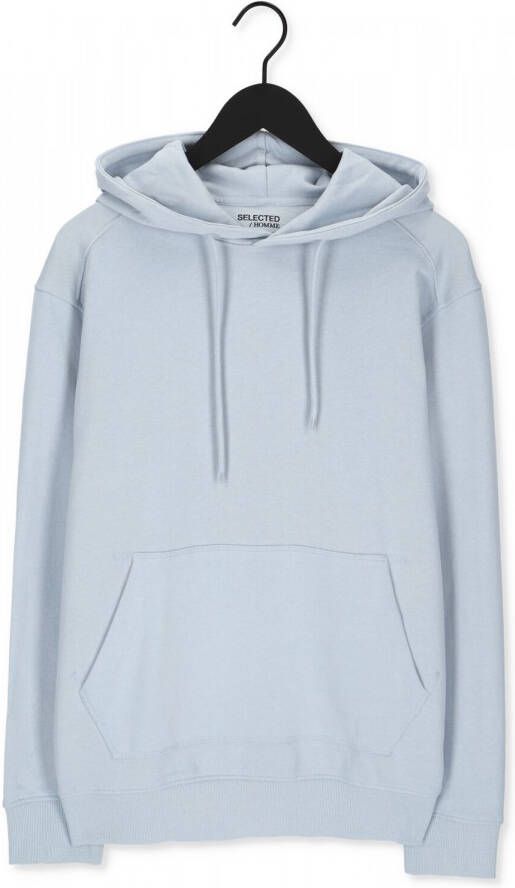 Selected Homme Lichtblauwe Sweater Slhjason380 Hood Sweat S Noos