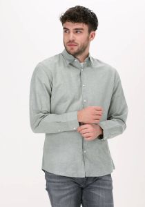 Selected Homme Lichtgrijze Casual Overhemd Slhslimnew-linen Shirt Ls W No
