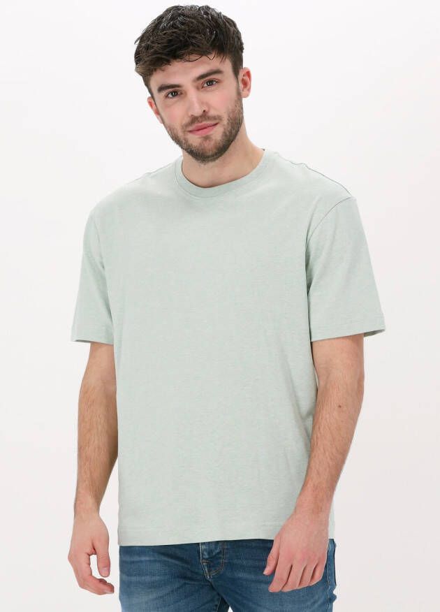SELECTED HOMME Heren Polo's & T-shirts Slhloosegilman220 Ss O-neck Te Mint