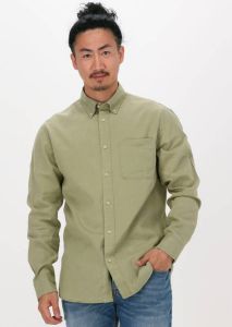Selected Homme Olijf Casual Overhemd Regrick-soft Shirt