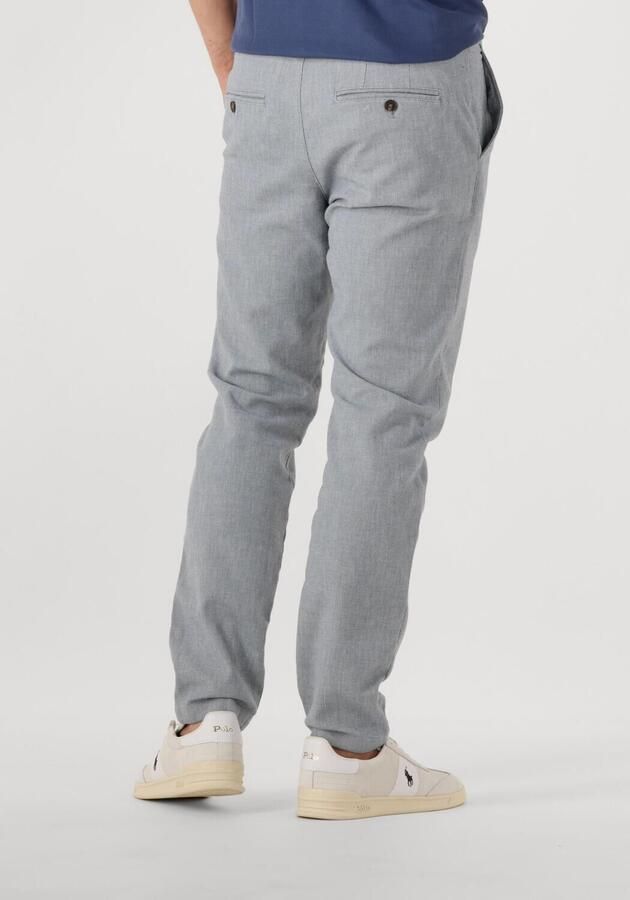 SELECTED HOMME Heren Broeken Slh175-slim Miles Structure Dyed Pant Lichtgrijs - Foto 1
