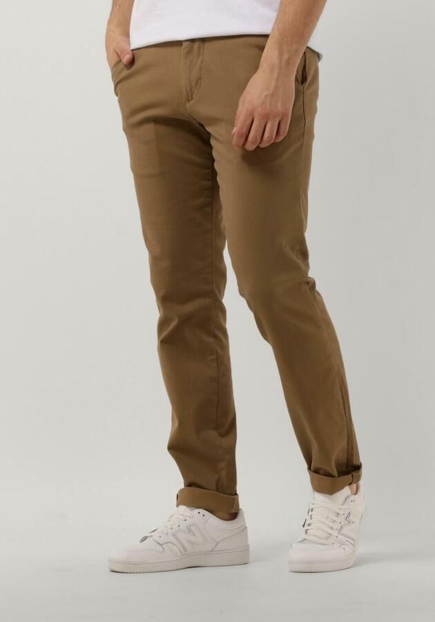 SELECTED MEN Heren Broeken Slh175-slim New Miles Flex Pant Noos Beige