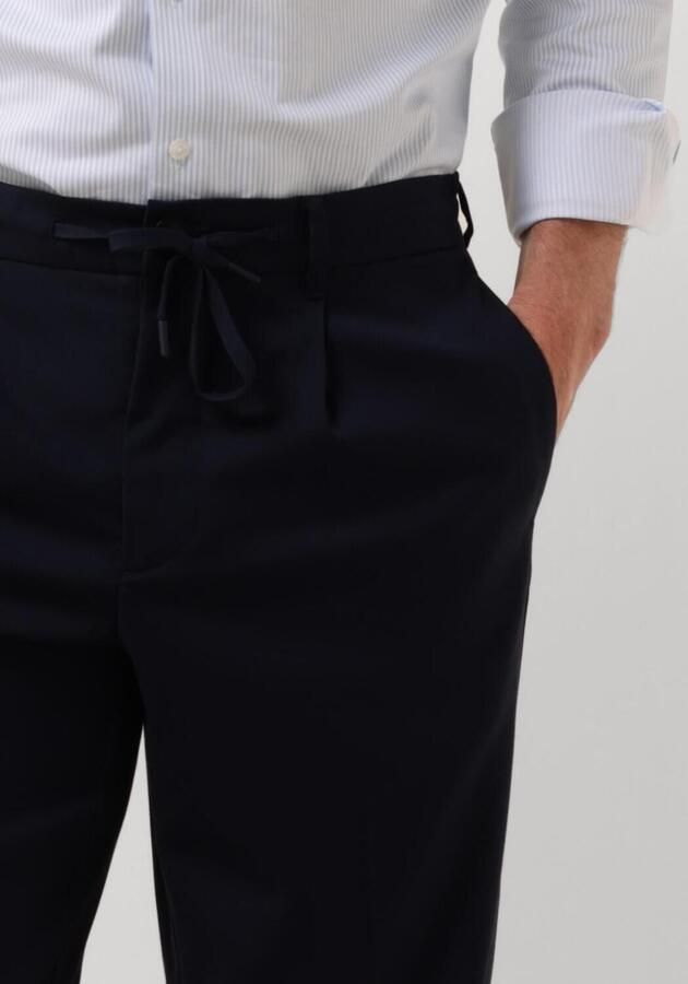 SELECTED HOMME Heren Broeken Slh190-reg Tapered Leroy Pleat Pant Donkerblauw - Foto 2