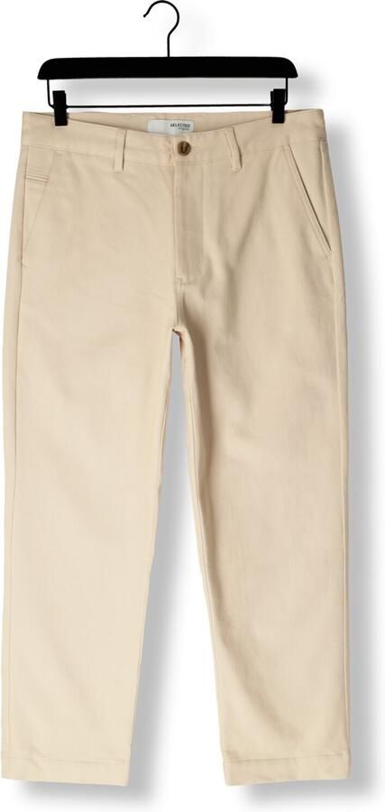 SELECTED HOMME Heren Broeken Slhregular Harry Twill Pant Beige - Foto 3