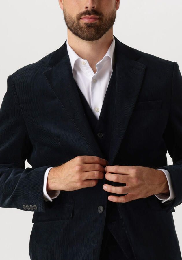 SELECTED HOMME Heren Colberts Slhreg-duca Corduroy Blz Donkerblauw - Foto 2