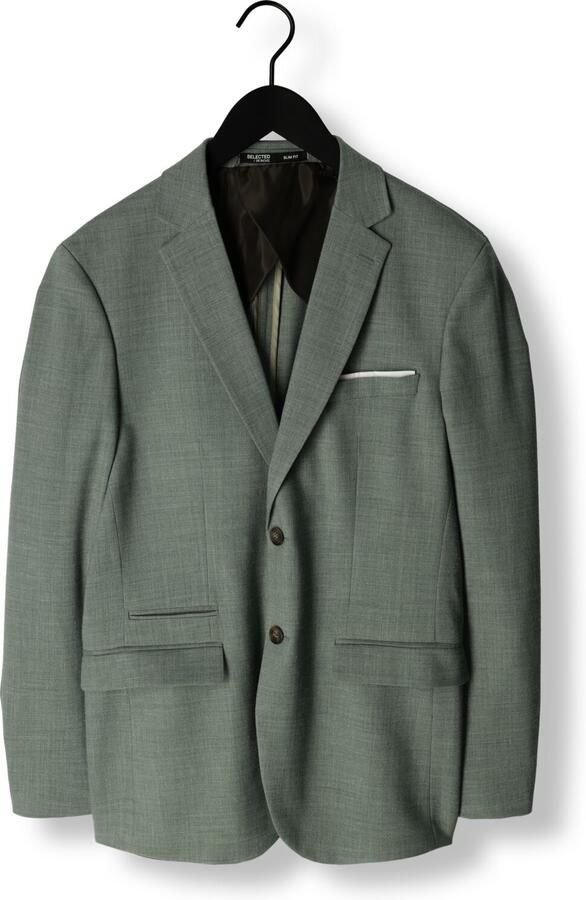 Selected Homme Slim fit 2-knoops colbert met klepzakken model 'OASIS' - Foto 3