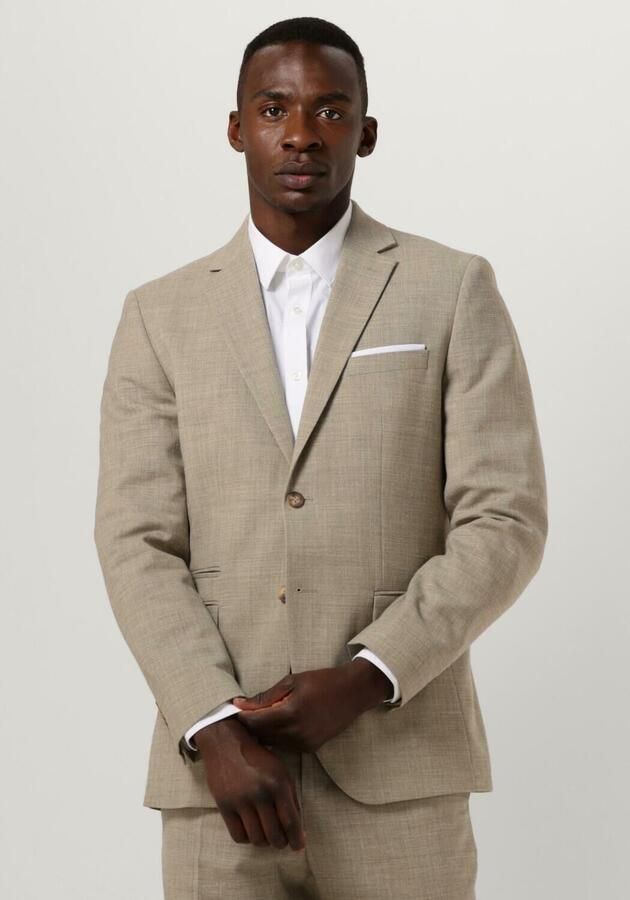 Selected Homme Slim fit 2-knoops colbert met klepzakken model 'OASIS' - Foto 4