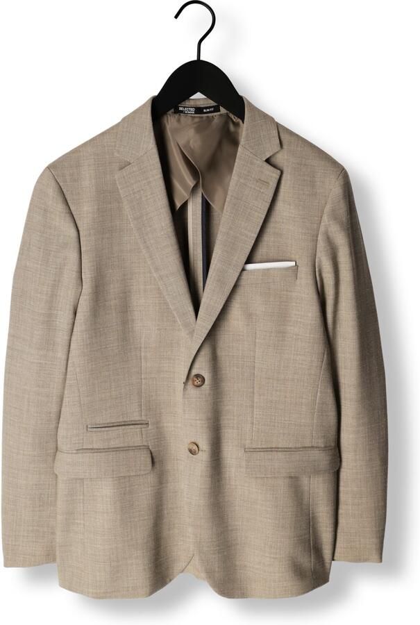 Selected Homme Slim fit 2-knoops colbert met klepzakken model 'OASIS' - Foto 3