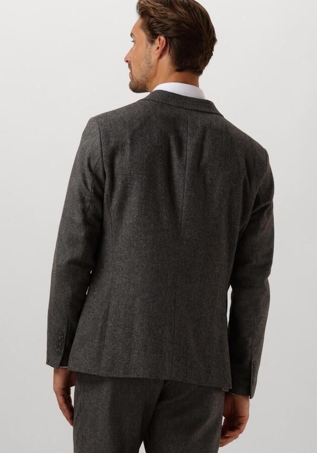 SELECTED HOMME Heren Colberts Slhslim-reed Wool Blz Grijs - Foto 2