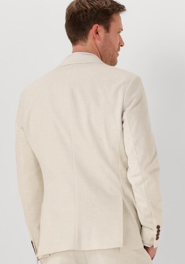 SELECTED HOMME Heren Colberts Slhslimaitor Jersey Struc Blz Flex Noos Beige - Foto 3