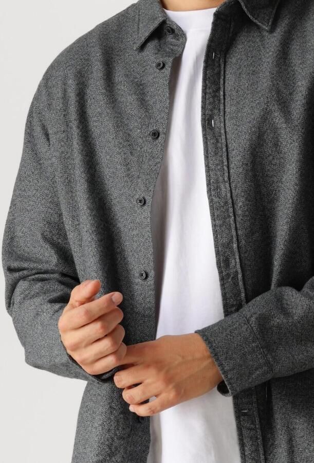 SELECTED HOMME Heren Overhemden Slhreg-owen Flannel Mix Shirt Donkerblauw - Foto 2