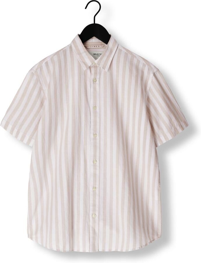 Selected Overhemd Lange Mouw Noos Reg-Sun Shirt Pure Cashmere Stripes