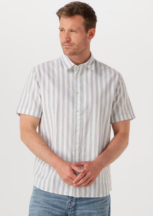 Selected Overhemd Lange Mouw Noos Reg-Sun Shirt Iceberg Green Stripes - Foto 4