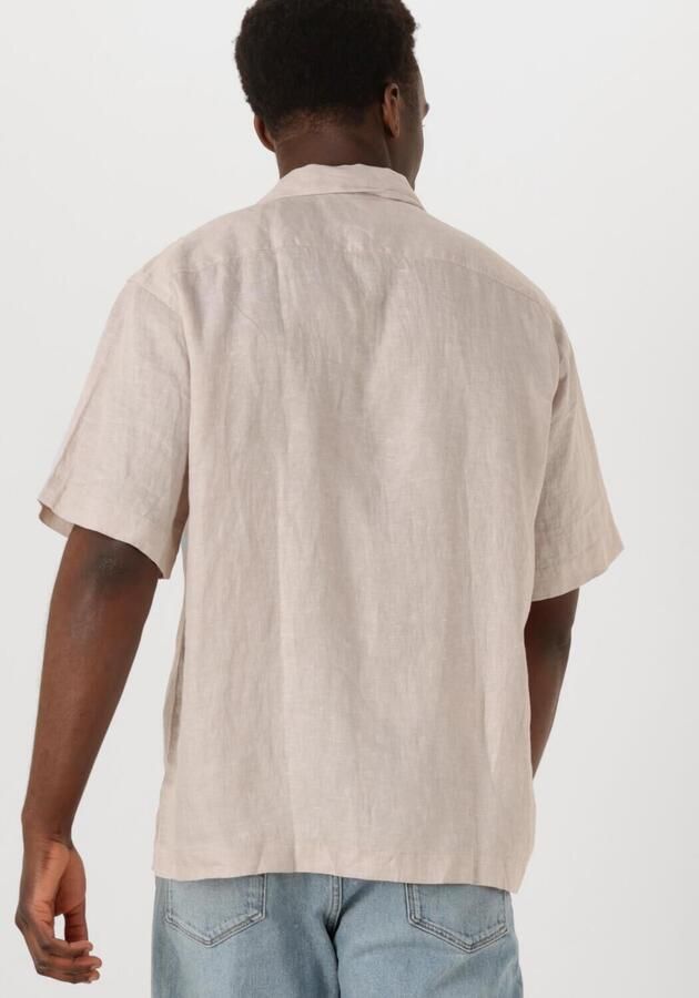 SELECTED HOMME Heren Overhemden Slhregkylian Ss Shirt Resort Beige - Foto 2