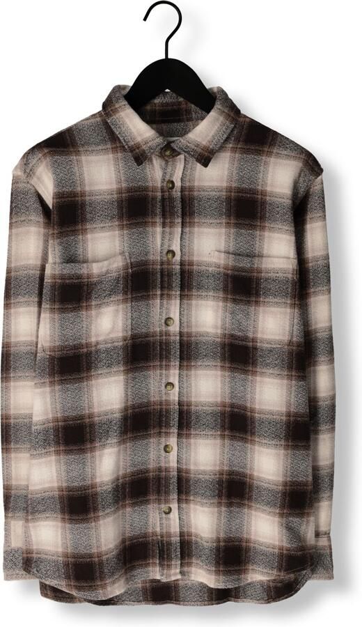 SELECTED HOMME Heren Overhemden Slhregowen-grindle Check Shirt Ls Bruin - Foto 3