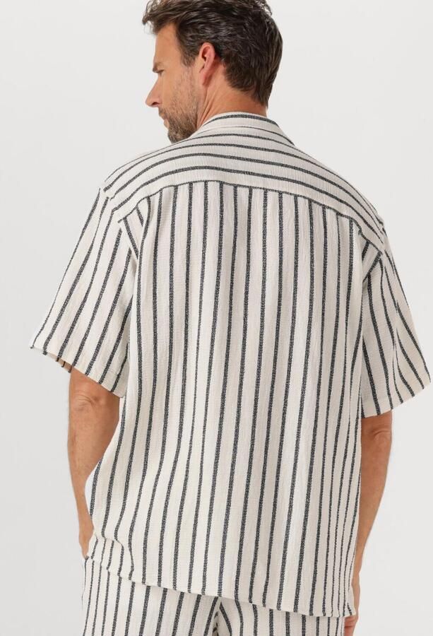 SELECTED HOMME Heren Overhemden Slhrelax-sal Shirt Ss Resort Wit - Foto 3