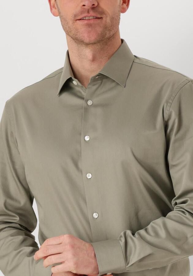 SELECTED MEN Heren Overhemden Slhslim-performance Shirt Ls Noos Groen - Foto 2