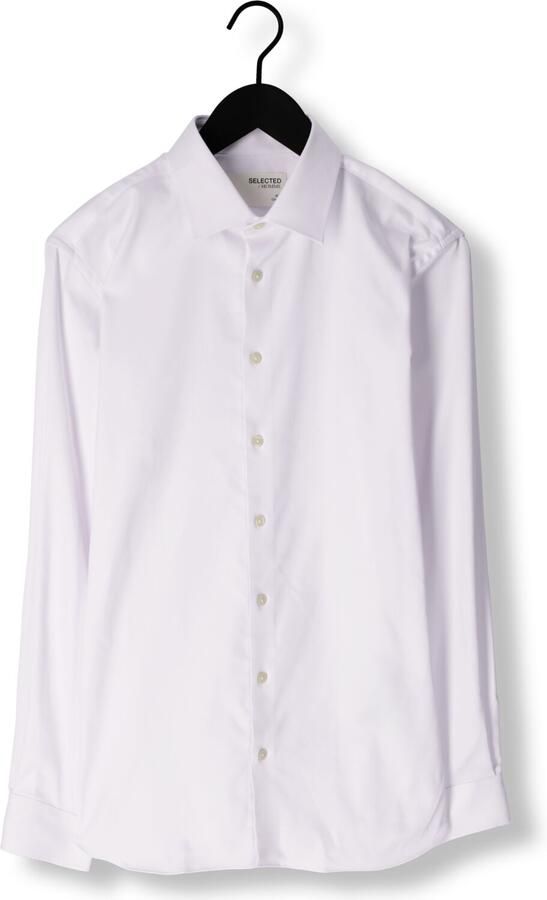 SELECTED HOMME Heren Overhemden Slhslim-performance Shirt Ls Noos Wit - Foto 3