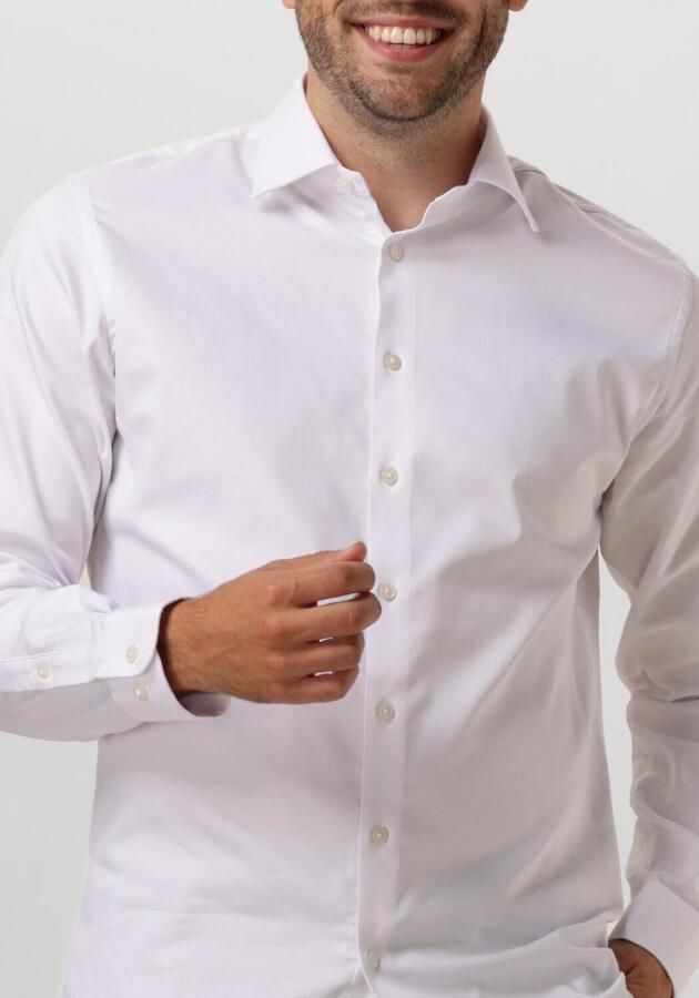 SELECTED HOMME Heren Overhemden Slhslim-performance Shirt Ls Noos Wit - Foto 2