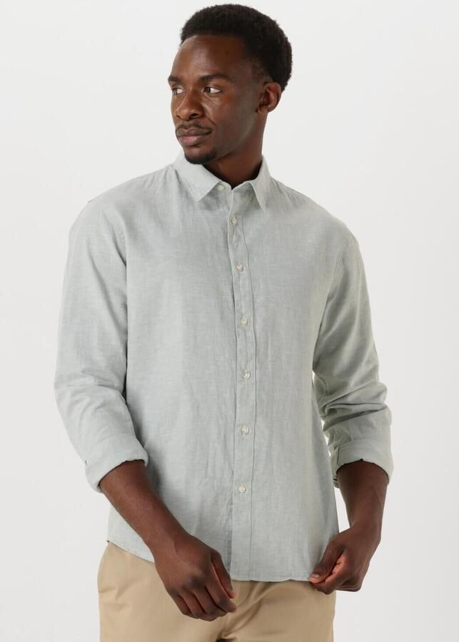 SELECTED HOMME Heren Overhemden Slhslim-sun Shirt Ls Noos Grijs - Foto 4