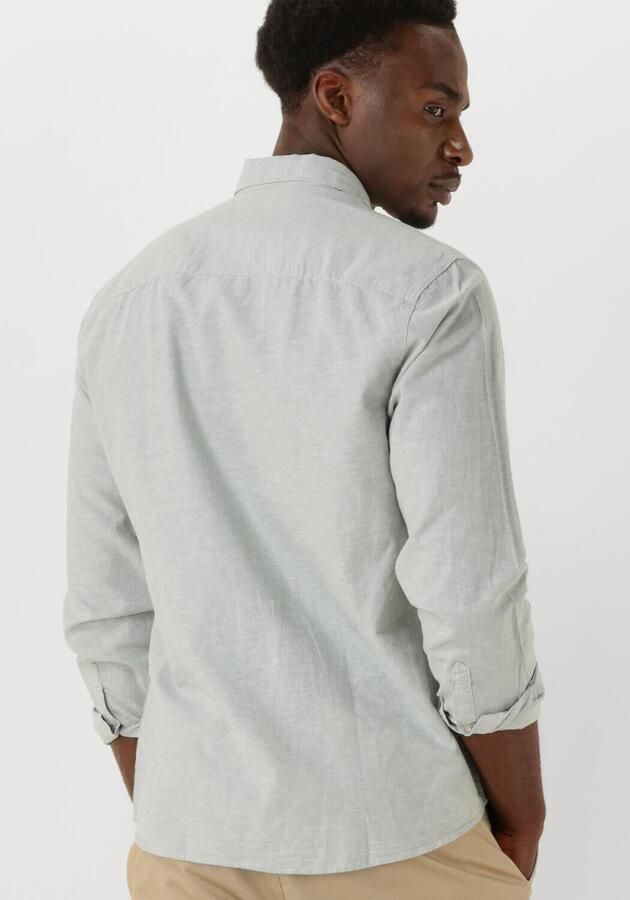 SELECTED HOMME Heren Overhemden Slhslim-sun Shirt Ls Noos Grijs - Foto 2