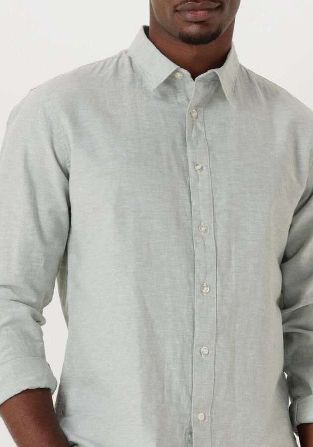 SELECTED HOMME Heren Overhemden Slhslim-sun Shirt Ls Noos Grijs - Foto 3