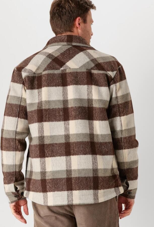 SELECTED MEN Heren Overshirts Slharchive Overshirt B Noos Bruin - Foto 3