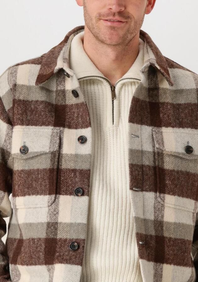 SELECTED MEN Heren Overshirts Slharchive Overshirt B Noos Bruin - Foto 2