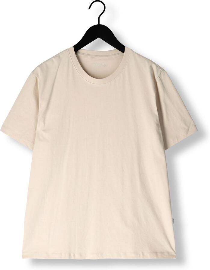 SELECTED HOMME Heren Polo's & T-shirts Slhaspen Ss O-neck Tee Noos Beige