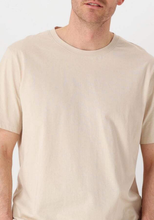 SELECTED HOMME Heren Polo's & T-shirts Slhaspen Ss O-neck Tee Noos Beige - Foto 2
