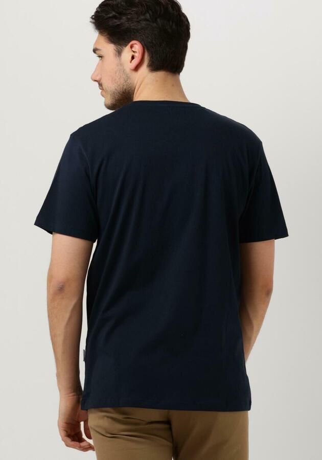 SELECTED HOMME Heren Polo's & T-shirts Slhaspen Ss O-neck Tee Noos Donkerblauw - Foto 2