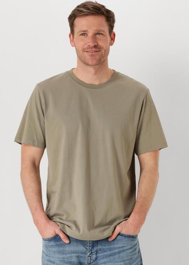 SELECTED HOMME Heren Polo's & T-shirts Slhaspen Ss O-neck Tee Noos Groen - Foto 4