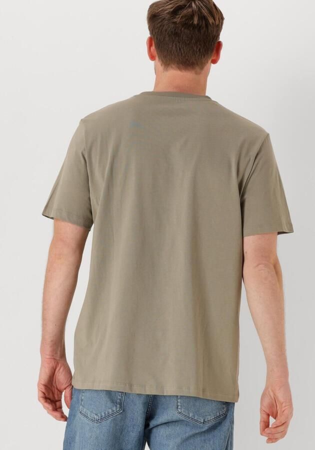 SELECTED HOMME Heren Polo's & T-shirts Slhaspen Ss O-neck Tee Noos Groen - Foto 2