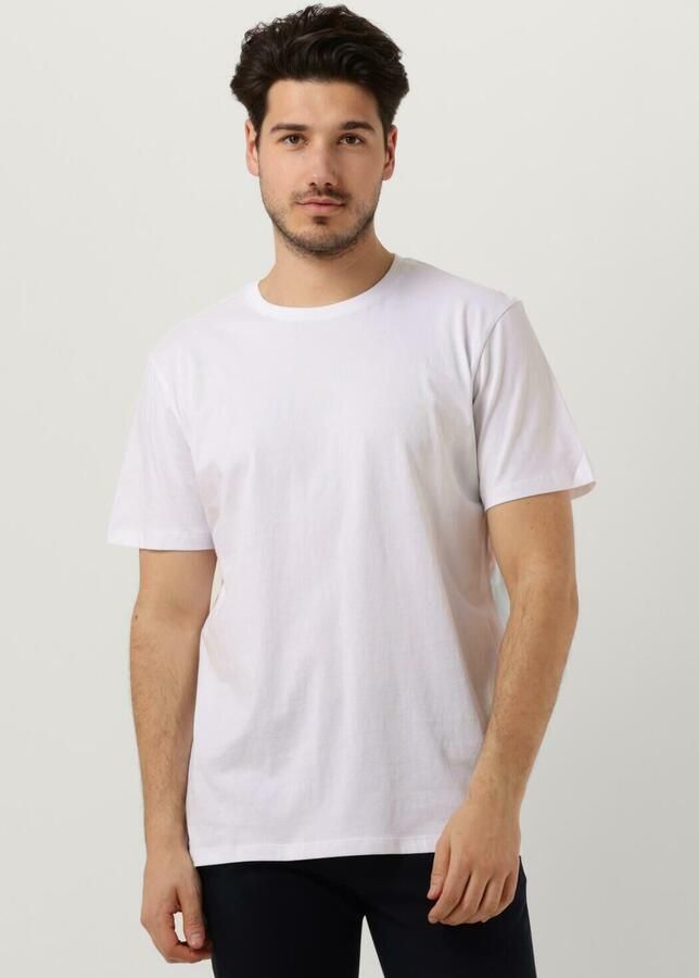 SELECTED HOMME Heren Polo's & T-shirts Slhaspen Ss O-neck Tee Noos Wit - Foto 4