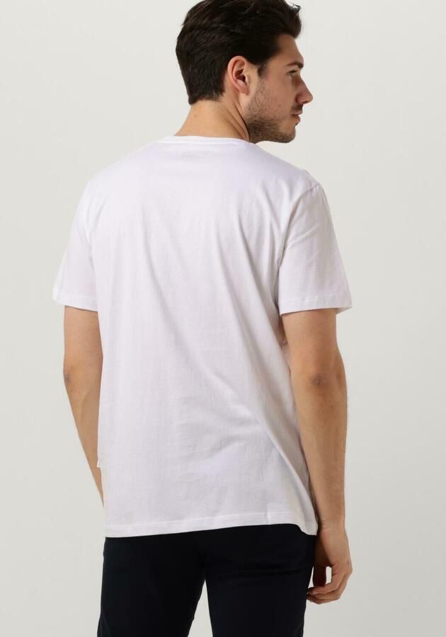 SELECTED HOMME Heren Polo's & T-shirts Slhaspen Ss O-neck Tee Noos Wit - Foto 2