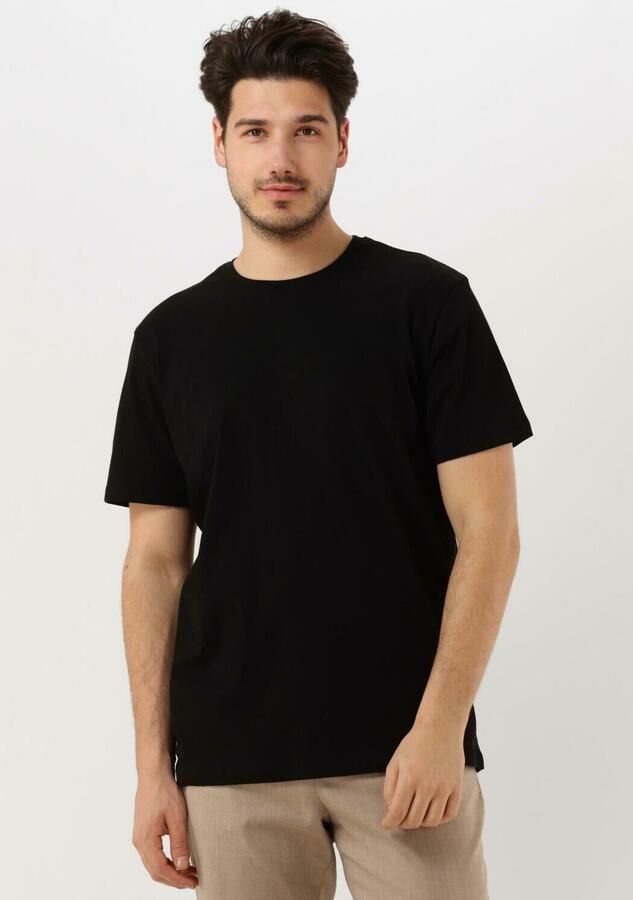 SELECTED HOMME Heren Polo's & T-shirts Slhaspen Ss O-neck Tee Noos Zwart - Foto 4